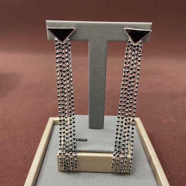 fashion triangle tassel chain dangle earring eardrop teardrop earrings stud luxury designer brand have stamps for women lady weddi2462, Silver
fashion triangle tassel chain dangle earring eardrop teardrop earrings stud luxury designer brand have stamps for women lady weddi2462, Silver