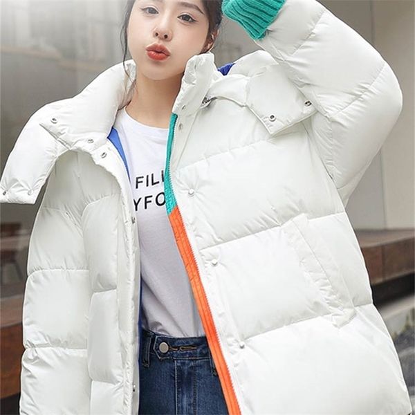 women's down parkas vielleicht winter women parkas jackets loose hooded thicken warm padded coat knit spliced female winter outwear jac, Black
women's down parkas vielleicht winter women parkas jackets loose hooded thicken warm padded coat knit spliced female winter outwear jac, Black