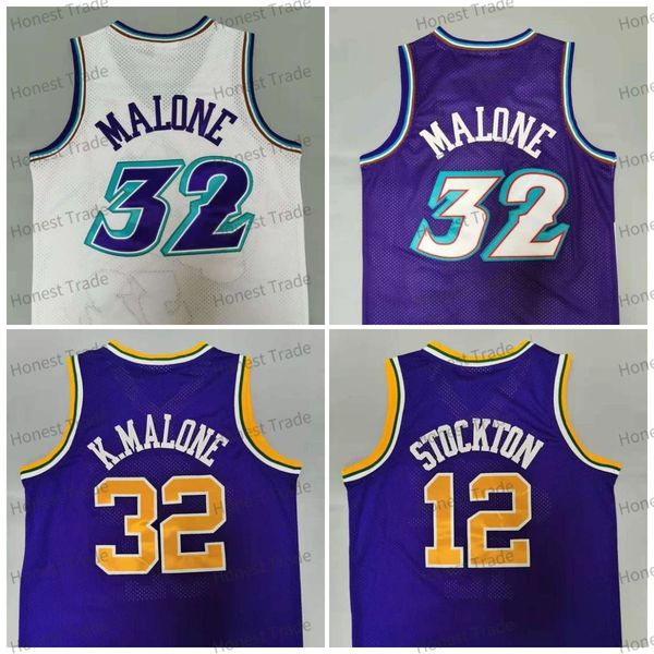 retro john 12 stockton white basketball jersey karl k.malone purple mens vintage basketball jerseys, Black;red
retro john 12 stockton white basketball jersey karl k.malone purple mens vintage basketball jerseys, Black;red