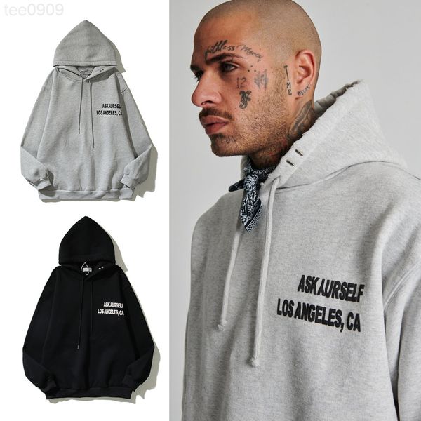 askyurself loose sweater printing hoodie distressed letterprint los angeles limited high street hoodie versatile dark, Black
askyurself loose sweater printing hoodie distressed letterprint los angeles limited high street hoodie versatile dark, Black