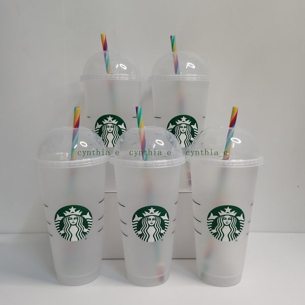 24oz starbucks dome cover plastic tumbler reusable clear drinking flat bottom cup pillar shape lid straw mug bardian green straws 50pcs
24oz starbucks dome cover plastic tumbler reusable clear drinking flat bottom cup pillar shape lid straw mug bardian green straws 50pcs