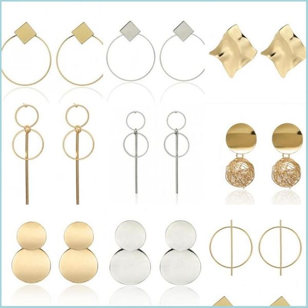 dangle chandelier fashion vintage earrings for women big geometric statement gold metal drop trendy earings jewelry accessories 5585 dhu8j, Silver
dangle chandelier fashion vintage earrings for women big geometric statement gold metal drop trendy earings jewelry accessories 5585 dhu8j, Silver