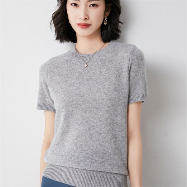 women's sweaters women o neck short sleeve delicate cashmere sweater pullover solid color 220920, White;black
women's sweaters women o neck short sleeve delicate cashmere sweater pullover solid color 220920, White;black