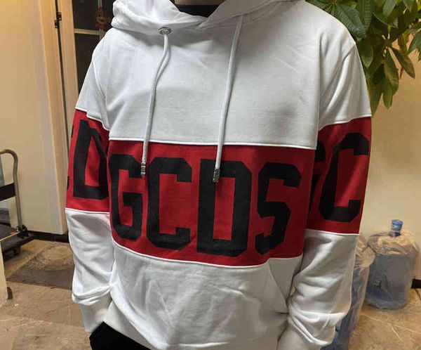 gcds white red contrasted fashion sweatershirt classic pullover men's and women's hoodie autumn high street md, Black
gcds white red contrasted fashion sweatershirt classic pullover men's and women's hoodie autumn high street md, Black
