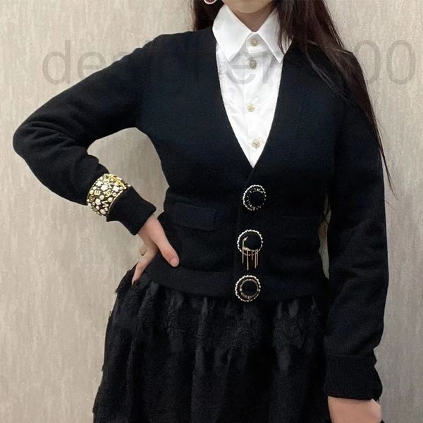 women's knits & tees designer small fragrance handcraft workshop knit v-neck long sleeve cardigan coat cashmere sweater temperament cel, White
women's knits & tees designer small fragrance handcraft workshop knit v-neck long sleeve cardigan coat cashmere sweater temperament cel, White