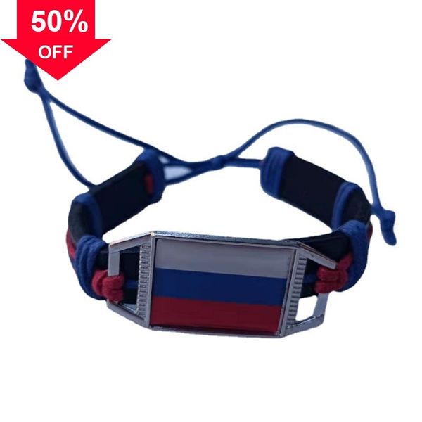 designer bracelets latest world cup russia brazil italy mexico flag bracelet cowhide woven jewelry, Black
designer bracelets latest world cup russia brazil italy mexico flag bracelet cowhide woven jewelry, Black