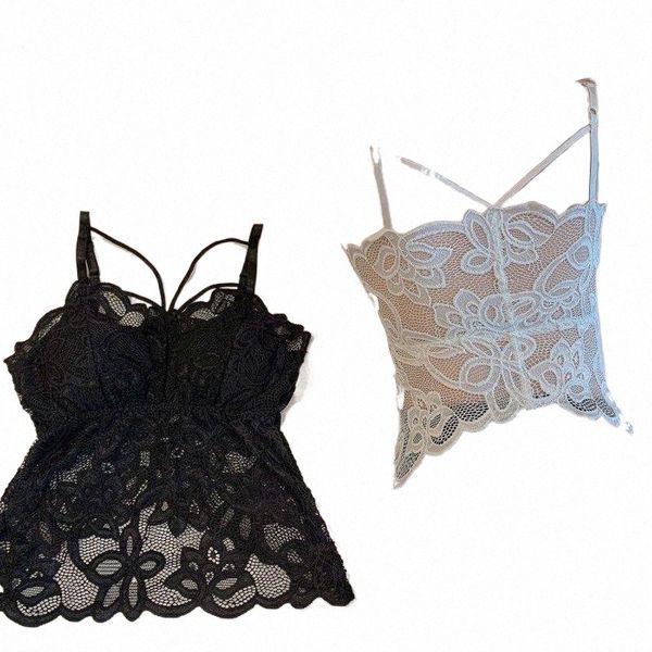 women's tanks & camis tube bra lace floral camisole solid color fashionable lingerie female z7pw#, White
women's tanks & camis tube bra lace floral camisole solid color fashionable lingerie female z7pw#, White