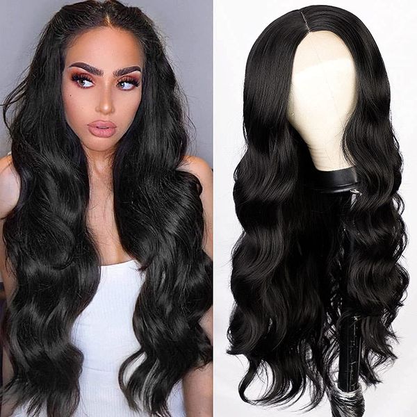 fashion long wave lace front hair wig for women black wine red brown blond color high temperature wigs
fashion long wave lace front hair wig for women black wine red brown blond color high temperature wigs
