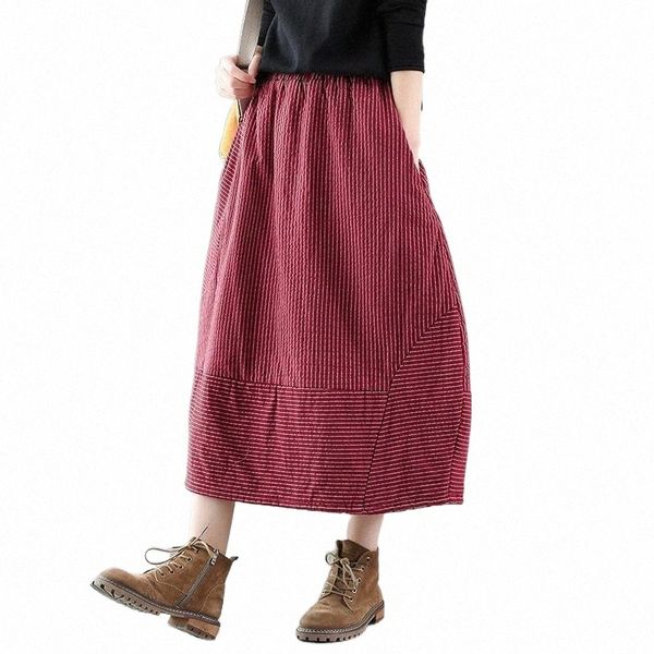 skirts harajuku mori girl cotton and linen loose winter striped skirt female ethnic vintage long lantern women clothing 11742 h7i9#, Black
skirts harajuku mori girl cotton and linen loose winter striped skirt female ethnic vintage long lantern women clothing 11742 h7i9#, Black