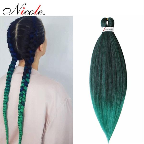 nicole pre stretched straight crochet hair easy jumbo braids ombre heat resistance synthetic fiber hair extension 26 sh277g, Black
nicole pre stretched straight crochet hair easy jumbo braids ombre heat resistance synthetic fiber hair extension 26 sh277g, Black