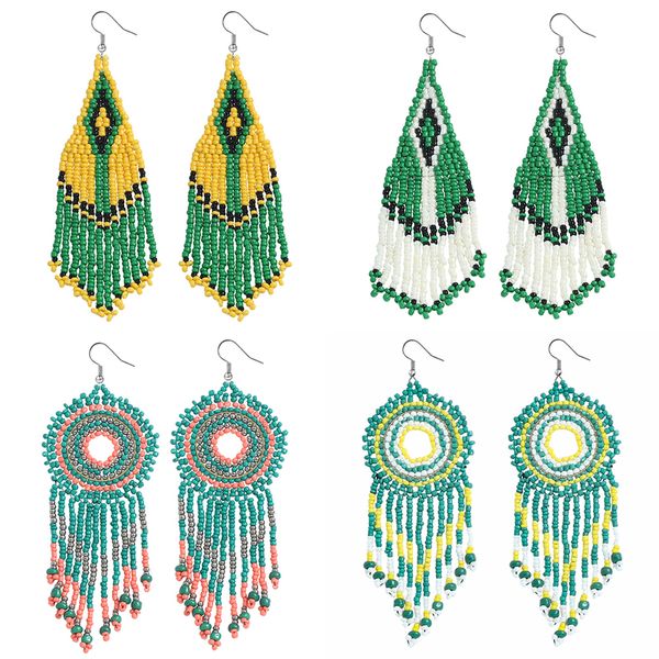 dangle chandelier vedawas ethnic multicolored fringe feather earrings for women trendy handmade beaded miyuki tassel earring holiday jewelry, Silver
dangle chandelier vedawas ethnic multicolored fringe feather earrings for women trendy handmade beaded miyuki tassel earring holiday jewelry, Silver
