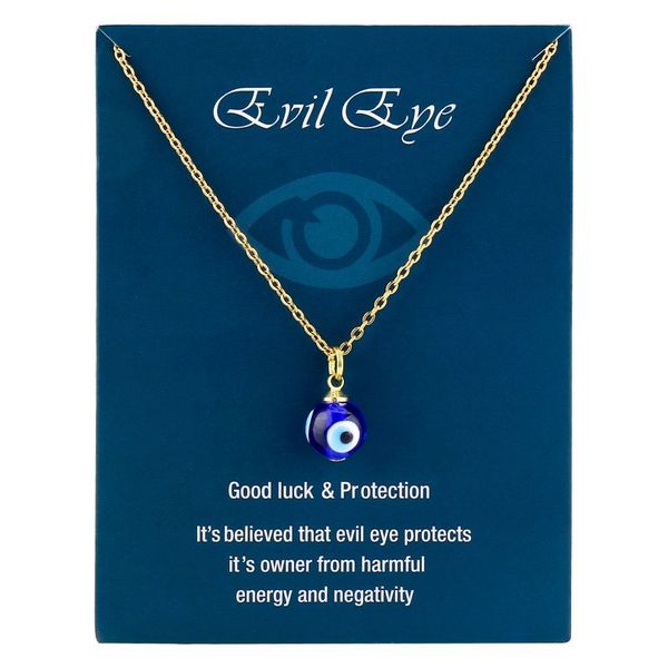 evil eye necklace stainless steel chain with blue glass eye pendant necklaces for women fashion jewelry, Silver
evil eye necklace stainless steel chain with blue glass eye pendant necklaces for women fashion jewelry, Silver