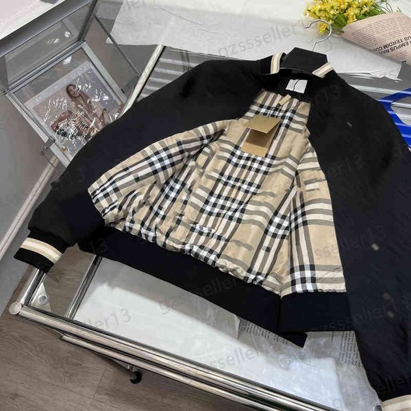 womens designer jacket letter logo embroidered jacquard fabric jackets classic striped lining paneled crew neck casual cotton coat 0912, Black;brown
womens designer jacket letter logo embroidered jacquard fabric jackets classic striped lining paneled crew neck casual cotton coat 0912, Black;brown