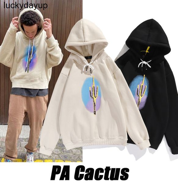 men's hoodies sweatshirts autumn winter angelss cactus letter printed lovers' hooded plush sweater, Black
men's hoodies sweatshirts autumn winter angelss cactus letter printed lovers' hooded plush sweater, Black