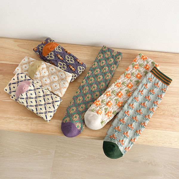 socks spring summer 6 pairs kids girls socks korean retro flowers baby girl cotton sports socks for 112years student 220919, Pink;yellow
socks spring summer 6 pairs kids girls socks korean retro flowers baby girl cotton sports socks for 112years student 220919, Pink;yellow