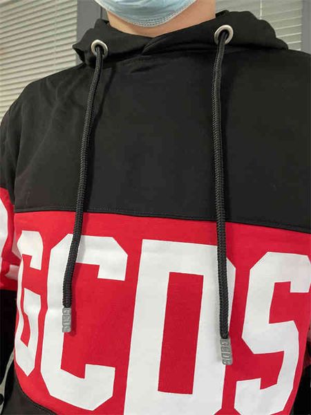 gcds black red contrast fashion sweater classic pullover men's and women's hoodie autumn high street md
gcds black red contrast fashion sweater classic pullover men's and women's hoodie autumn high street md