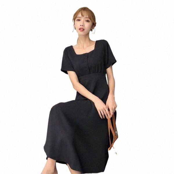 casual dresses maje hoydsn korean women's retro summer solid color medium and long waist closing square neck short sleeve dress b3qv#, Black;gray
casual dresses maje hoydsn korean women's retro summer solid color medium and long waist closing square neck short sleeve dress b3qv#, Black;gray