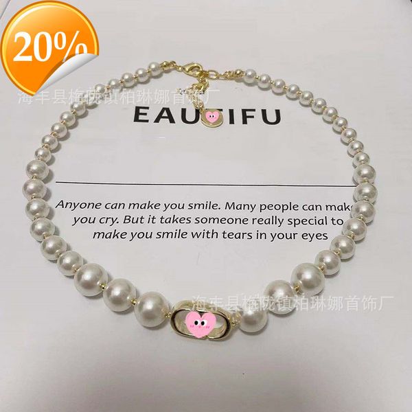 high-end fashion design women's necklace cd pearl neck chain bracelet female earrings simple cool windnet red matching suit, Silver
high-end fashion design women's necklace cd pearl neck chain bracelet female earrings simple cool windnet red matching suit, Silver