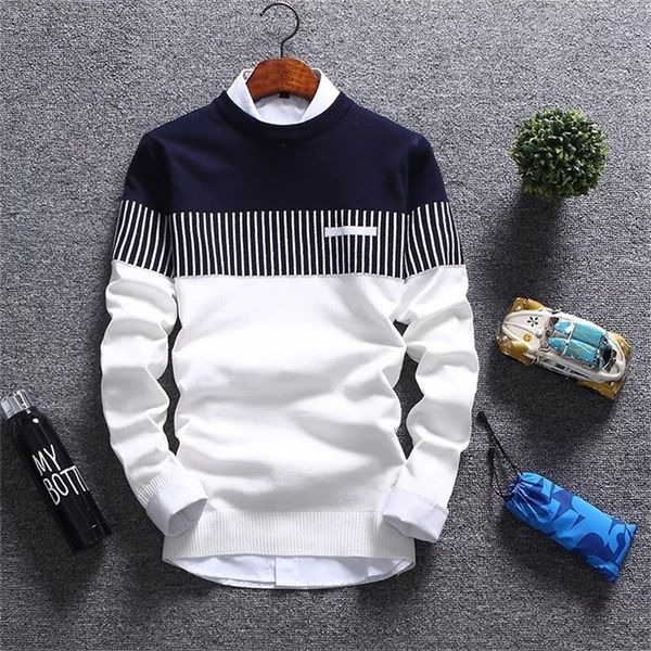 men's sweaters autunm pullovers men fashion strip causal knitted sweaters pullovers mens slim fit o neck knitwear mens brand clothing 2, White;black
men's sweaters autunm pullovers men fashion strip causal knitted sweaters pullovers mens slim fit o neck knitwear mens brand clothing 2, White;black
