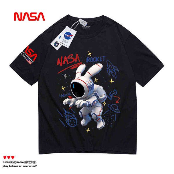 men's t-shirts mitoo co astronaut space rabbit cartoon print couple short sleeve, White;black
men's t-shirts mitoo co astronaut space rabbit cartoon print couple short sleeve, White;black