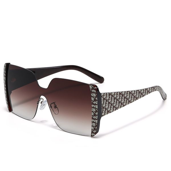 sunglasses designer luxury womens glasses outdoor frameless fashion classic womens european and american big brands, White;black
sunglasses designer luxury womens glasses outdoor frameless fashion classic womens european and american big brands, White;black