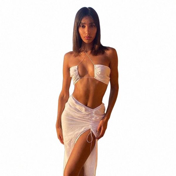 party night club wear women set 2022 summer fashion sleeveless halter crop slim long drawstring skirt skirts k5w2#, Black
party night club wear women set 2022 summer fashion sleeveless halter crop slim long drawstring skirt skirts k5w2#, Black