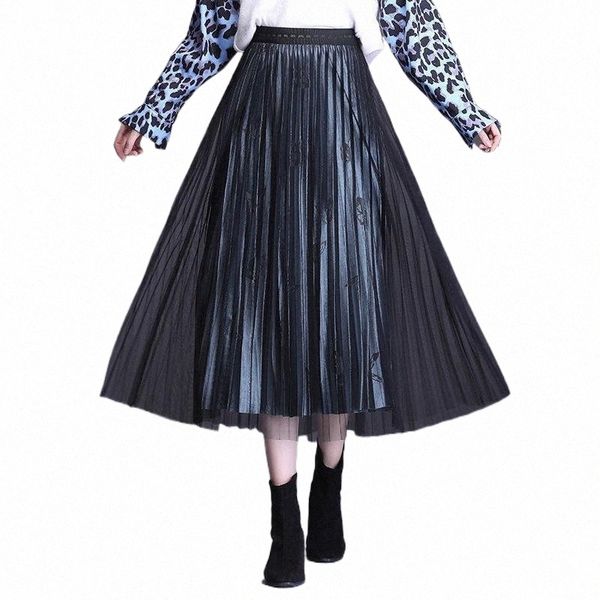 skirts autumn winter women high waist pleuche mesh pleated skirt office lady elegant korean loose plus size print long l3bw#, Black
skirts autumn winter women high waist pleuche mesh pleated skirt office lady elegant korean loose plus size print long l3bw#, Black