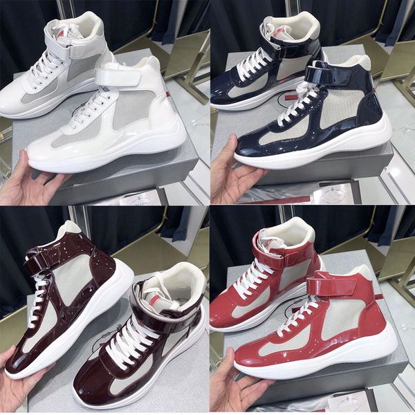 super quality perfect americas cup high-sneakers shoes men casual walking rubber sole men's sports mesh fabric patent leather outdoor t, Black
super quality perfect americas cup high-sneakers shoes men casual walking rubber sole men's sports mesh fabric patent leather outdoor t, Black