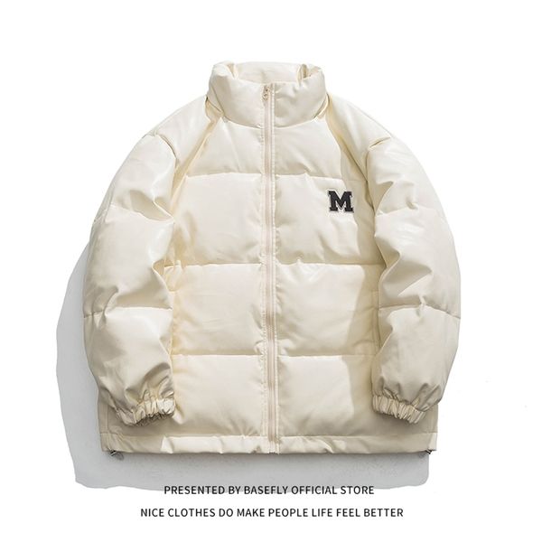 womens down parkas winter pu leather thick warm letter m embroid simple solid women puffer bomber jacket men bread coat street casual parkas, Black
womens down parkas winter pu leather thick warm letter m embroid simple solid women puffer bomber jacket men bread coat street casual parkas, Black