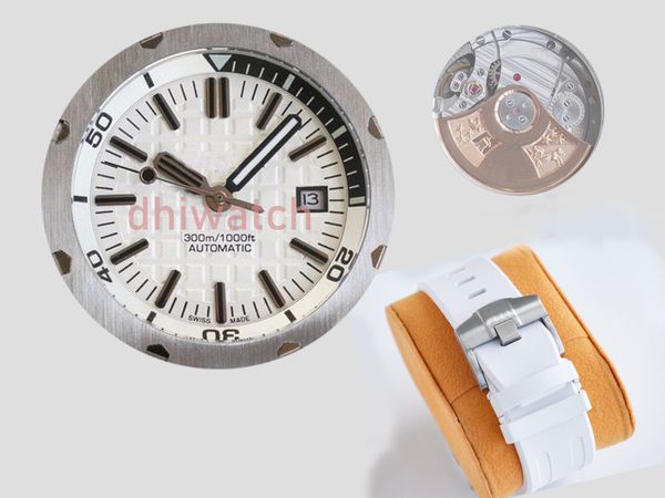 5atm super factory quality men's watch automatic mechanical movement 15710 series model rubber belt buckle fashion luminous watch orolo, Slivery;brown
5atm super factory quality men's watch automatic mechanical movement 15710 series model rubber belt buckle fashion luminous watch orolo, Slivery;brown