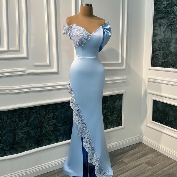 blue prom dresses satin cape sleeves strapless v neck appliques shiny sequins evening dresses lace satin side slit floor length party gowns, Black
blue prom dresses satin cape sleeves strapless v neck appliques shiny sequins evening dresses lace satin side slit floor length party gowns, Black