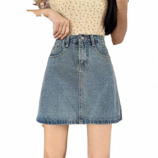 skirts 2022 summer denim women's korean versatile high waist a-line large size skirt causal wear k6zy#, Black
skirts 2022 summer denim women's korean versatile high waist a-line large size skirt causal wear k6zy#, Black