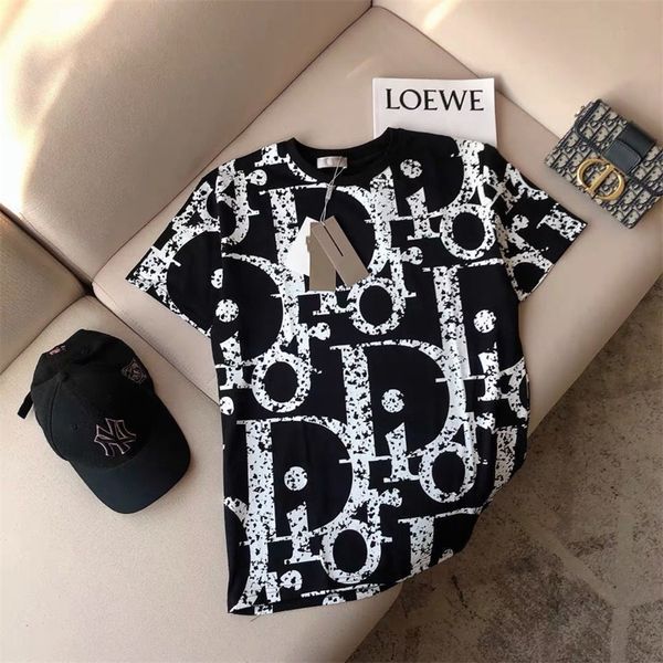 2023 new clothing winter high version trendy handsome letter old flower full print men's and women's casual round neck short sleev, White
2023 new clothing winter high version trendy handsome letter old flower full print men's and women's casual round neck short sleev, White
