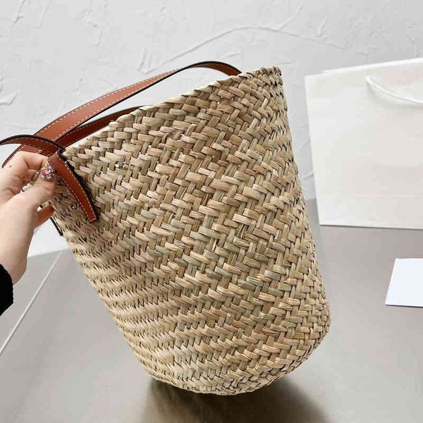 shoulder bags straw basket beach tote women woven handbag summer leather designer crossbody female high capacity bucket
shoulder bags straw basket beach tote women woven handbag summer leather designer crossbody female high capacity bucket