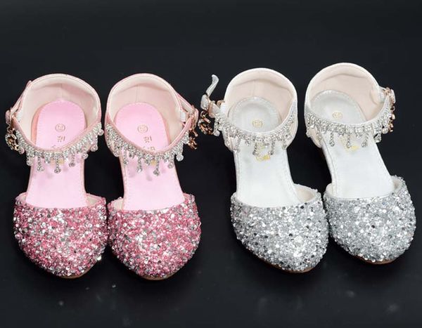 beauty pink silver flower girls' shoes kids' high heel shoes girl's crystals princess shoe kid wedding accessories size 26-38
beauty pink silver flower girls' shoes kids' high heel shoes girl's crystals princess shoe kid wedding accessories size 26-38