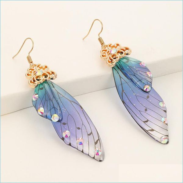 dangle chandelier handmade fairy simation wing dangle butterfly wings drop earrings foil rhinestone earring romantic bridal jewelry dh4fc, Silver
dangle chandelier handmade fairy simation wing dangle butterfly wings drop earrings foil rhinestone earring romantic bridal jewelry dh4fc, Silver