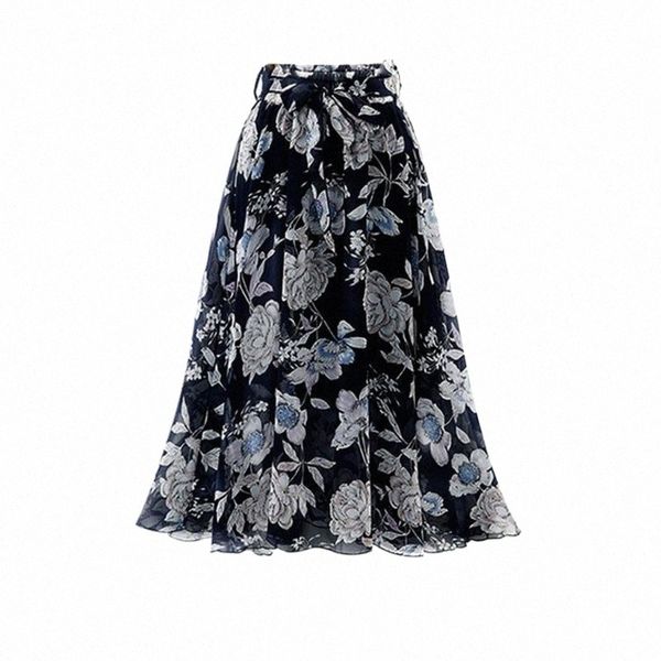 skirts summer women's floral chiffon skirt soft stretch horn big swing fashion print midi faldas para mujer yl5 l9p2#, Black
skirts summer women's floral chiffon skirt soft stretch horn big swing fashion print midi faldas para mujer yl5 l9p2#, Black
