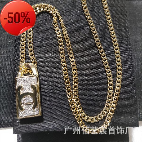 50% off factory clearane sale designer new brand jewelry neklae charm chain spring fashion inlaid double pendant sweater, Silver
50% off factory clearane sale designer new brand jewelry neklae charm chain spring fashion inlaid double pendant sweater, Silver
