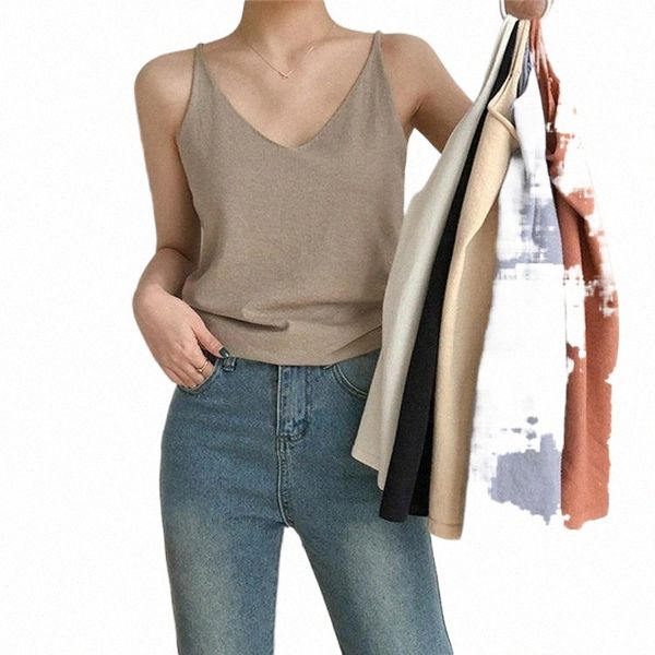 women's tanks & camis zcwxm 2021 spring summer women knitting solid multi colors tank basic lady bottoming v-neck vest v0426 k3y3#, White
women's tanks & camis zcwxm 2021 spring summer women knitting solid multi colors tank basic lady bottoming v-neck vest v0426 k3y3#, White