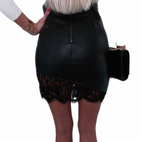 skirts women autumn faux leather lace high waist zipper bodycon mini pencil skirt h3lx#, Black
skirts women autumn faux leather lace high waist zipper bodycon mini pencil skirt h3lx#, Black