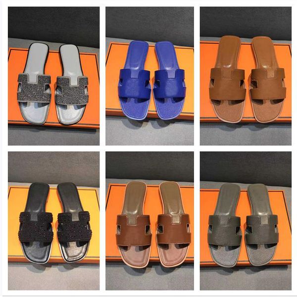 designer women sandals leather slippers brand fashion women shoes low heel comfortable casual womens slippers, Black
designer women sandals leather slippers brand fashion women shoes low heel comfortable casual womens slippers, Black