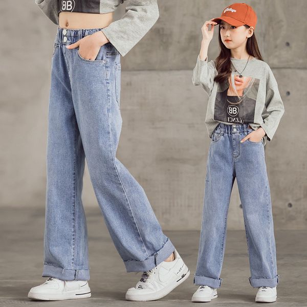 jeans teen girls jeans arrivals casual fashion loose kids leg wide pants school children trousers 6 8 9 10 12 14years 220919, Blue
jeans teen girls jeans arrivals casual fashion loose kids leg wide pants school children trousers 6 8 9 10 12 14years 220919, Blue
