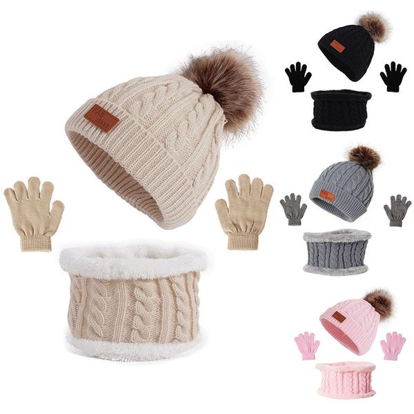 hats scarves gloves sets 3pcs set baby winter pompom children knitted cute warm cap scarf suit for girl boy casual solid color infant 220920, Blue;gray
hats scarves gloves sets 3pcs set baby winter pompom children knitted cute warm cap scarf suit for girl boy casual solid color infant 220920, Blue;gray