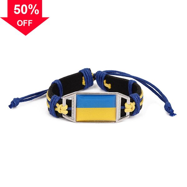 designer bracelets latest world cup ukraine brazil italy mexico national flag cowhide weave, Black
designer bracelets latest world cup ukraine brazil italy mexico national flag cowhide weave, Black