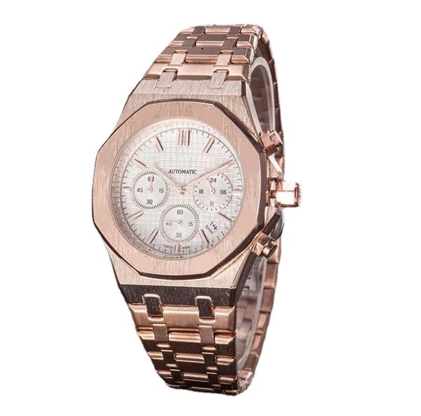 men watches luxury quartz movement mens stainless steel band full function working automatic date clock gold silver leisure fashion wristwat, Slivery;brown
men watches luxury quartz movement mens stainless steel band full function working automatic date clock gold silver leisure fashion wristwat, Slivery;brown