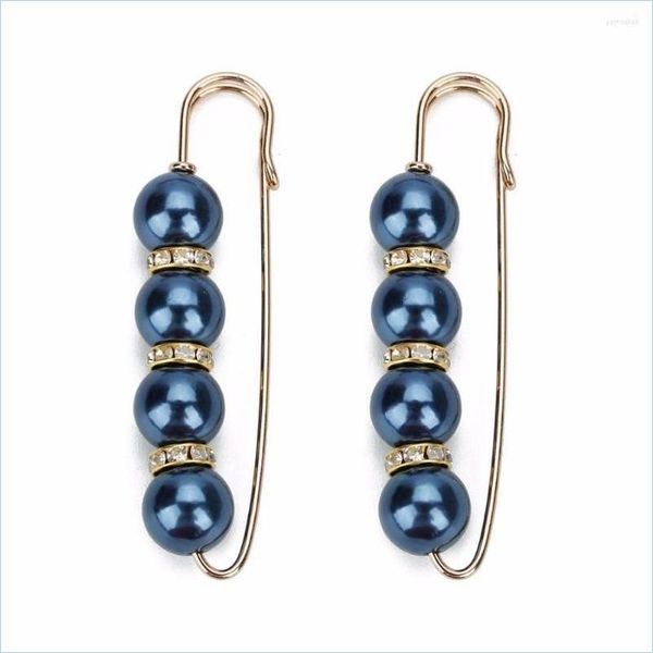 pins brooches brooches loeur 5pcs/lot fashion colorf 4 pearls brooch pins for lady gold crystal piercing pin women collar jewelshops dhwvd, Gray 
pins brooches brooches loeur 5pcs/lot fashion colorf 4 pearls brooch pins for lady gold crystal piercing pin women collar jewelshops dhwvd, Gray