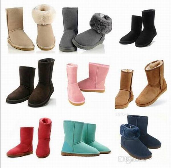 2022 australia new women's classic half boot womens boot snow boots winter boots leather boot shoes us size 5--13, Black
2022 australia new women's classic half boot womens boot snow boots winter boots leather boot shoes us size 5--13, Black