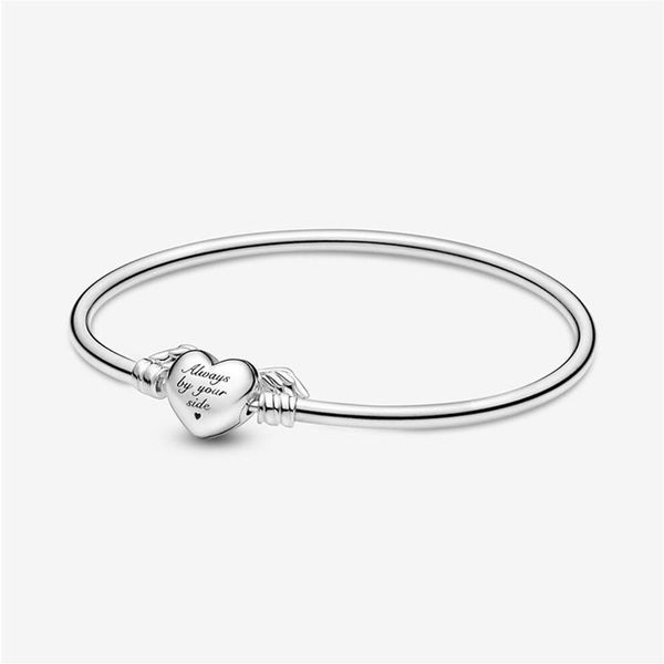 high polishing 100% 925 sterling silver angel wings heart bangle bracelets fashion jewelry making for women gifts2635, Black
high polishing 100% 925 sterling silver angel wings heart bangle bracelets fashion jewelry making for women gifts2635, Black