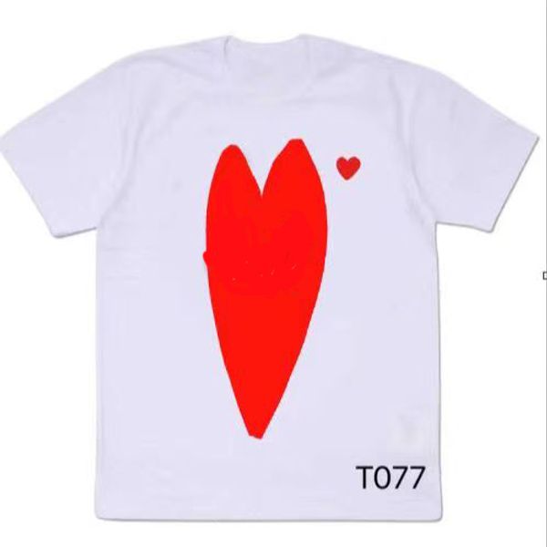 play designer men's t-shirts casual women's des badge garcons quality print short sleeve t-shirt couple hearts tshirt 13 381f, White;black
play designer men's t-shirts casual women's des badge garcons quality print short sleeve t-shirt couple hearts tshirt 13 381f, White;black