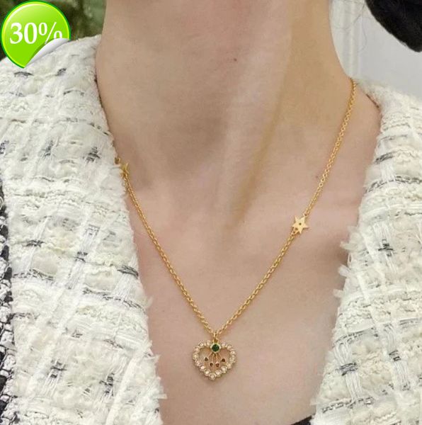 designer women's fashion necklaces d home new heart-shaped love diamond inlaid necklace simple bracelet set high version brass material, Silver
designer women's fashion necklaces d home new heart-shaped love diamond inlaid necklace simple bracelet set high version brass material, Silver